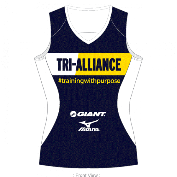 Female Performance Running Singlet, Giant