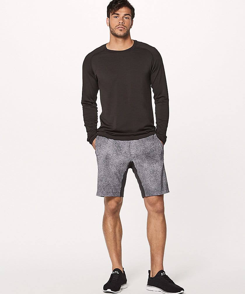 Long Sleeve Male Running Top (Black) - TRISHOP