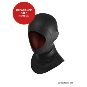 ORCA Thermal neoprene hood, black