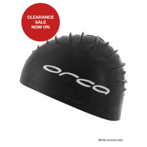 Orca Silicone Swim Cap, Black