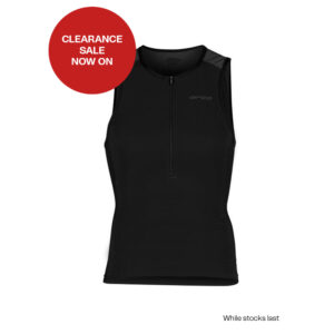 ORCA ATHLEX SLEEVELESS TOP MEN BLACK/SILVER