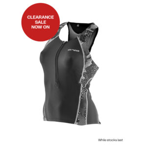 ORCA WOMEN CORE SUPPORT SINGLET BLACK-WHITE