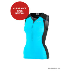 ORCA WOMEN'S 226 SUPPORT TOP - BLACK-BLUE