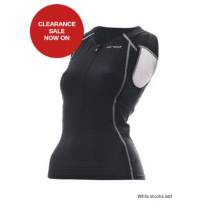 ORCA WOMEN'S 226 SUPPORT TOP - BLACK-WHITE