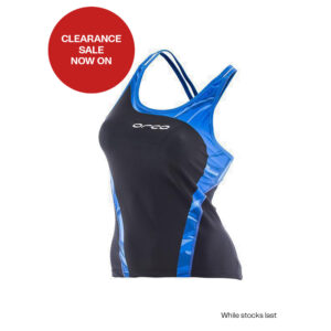 ORCA WOMEN 226 SINGLET BLACK-AQUA