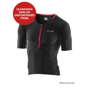 ORCA MEN'S 226 SHORT SLEEVE JERSEY - BLACK/RED