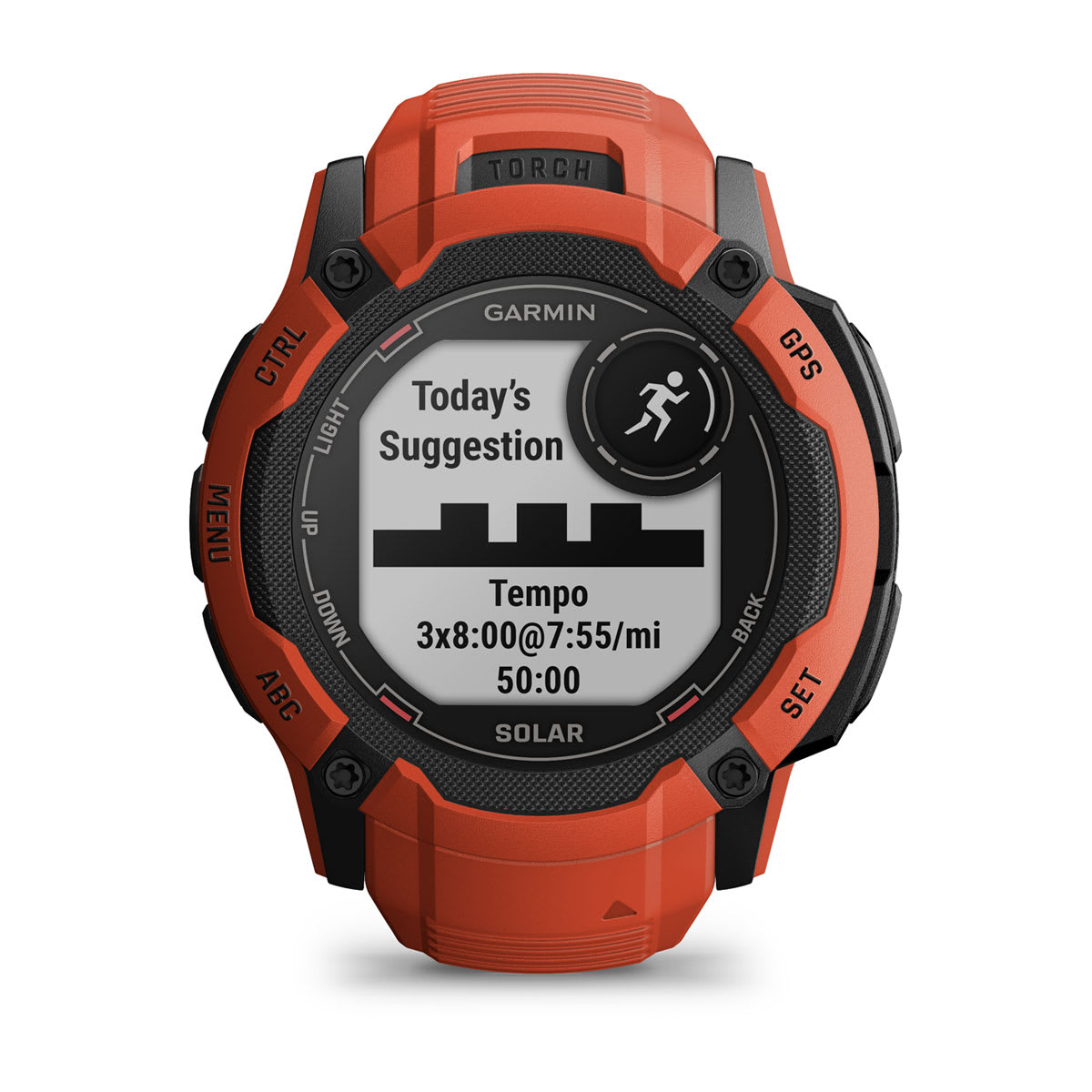 Garmin Instinct 2X Solar - Flame Red — Detail 3