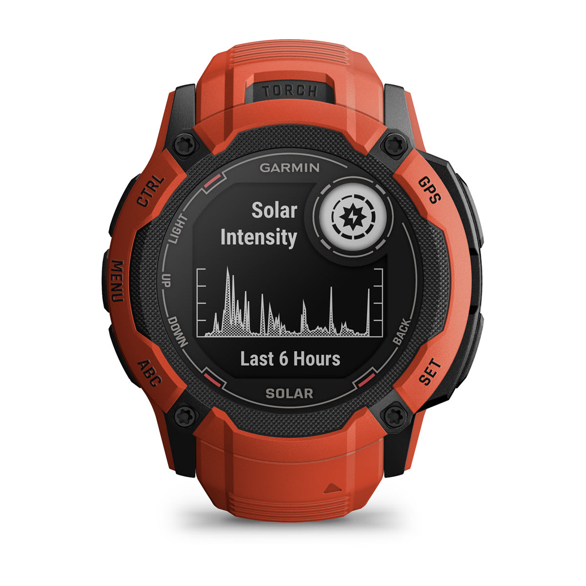 010-02805-11-rf-xl Garmin Instinct 2X Solar - Flame Red — Right view