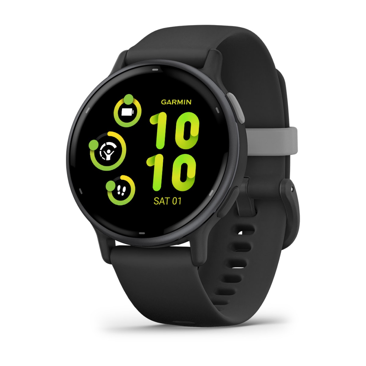 Garmin vívoactive 5 - Black and slate — Front view