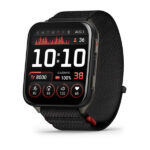Garmin Venu X1, Black with slate titanium caseback and black ComfortFit nylon band