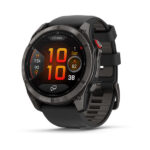 Garmin fēnix 8 Pro – 51 mm, AMOLED, Sapphire, Carbon grey DLC titanium with Black/pebble grey silicone band